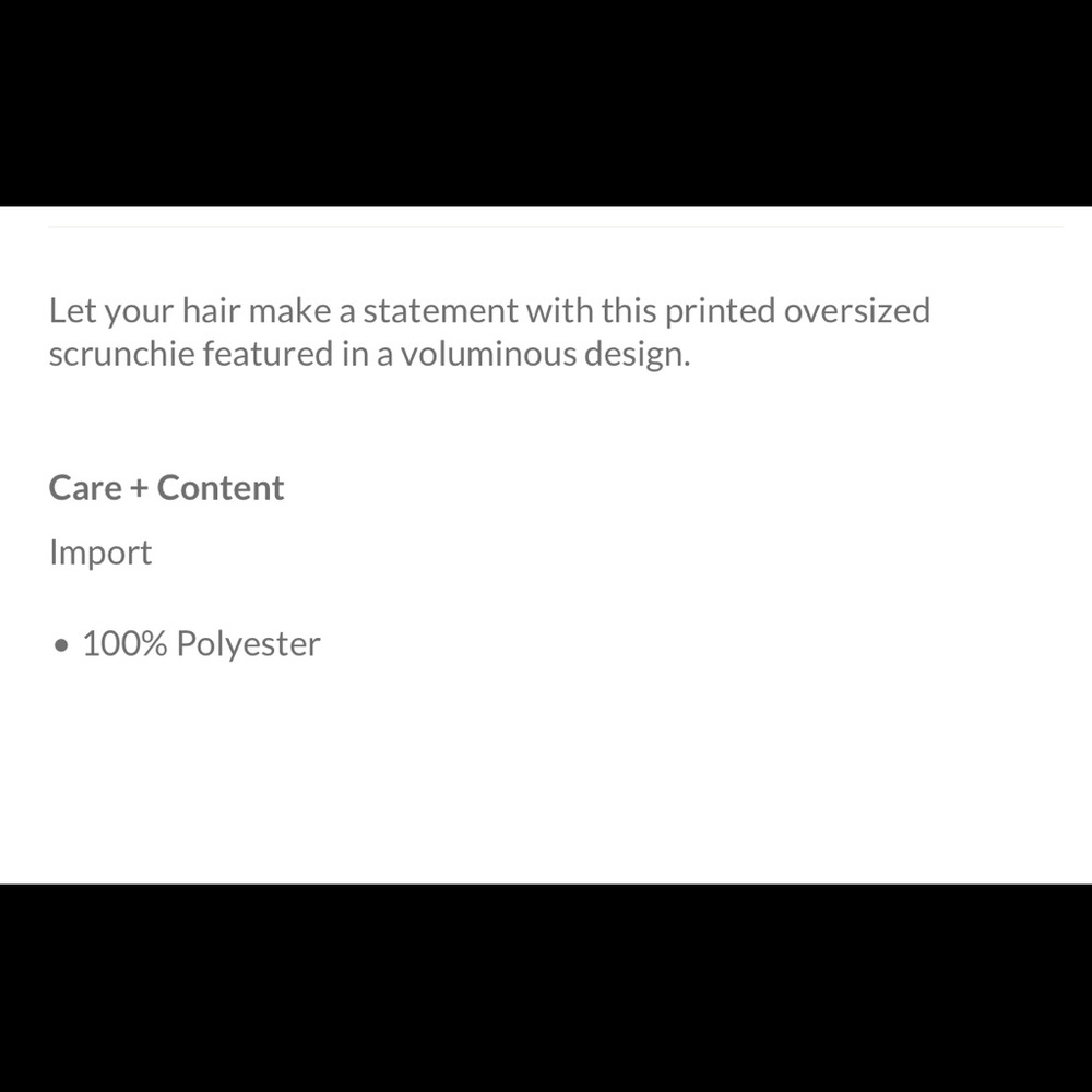 Printed Super Scrunchie✨ - Picture 5 of 6